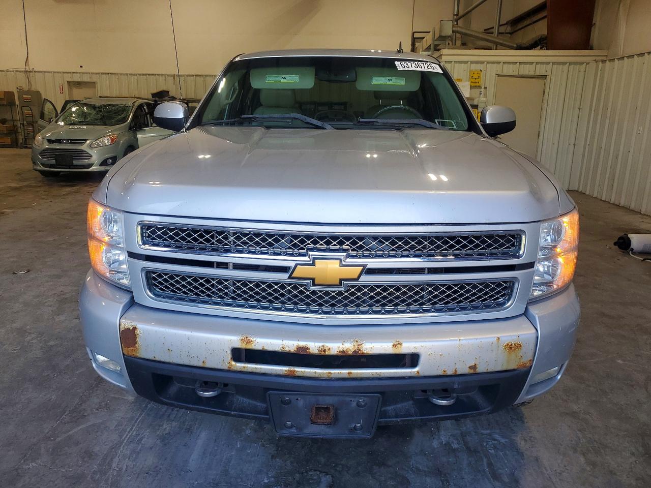 2013 Chevrolet Silverado K1500 Ltz Silver vin: 1GCRKTE04DZ346615