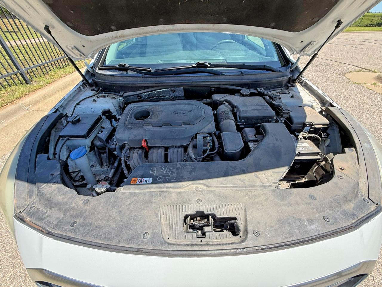 2016 Hyundai Sonata Se White vin: 5NPE24AF7GH265764