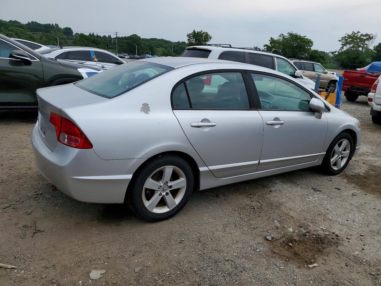2006 Honda Civic Ex Silver vin: 1HGFA168X6L004480