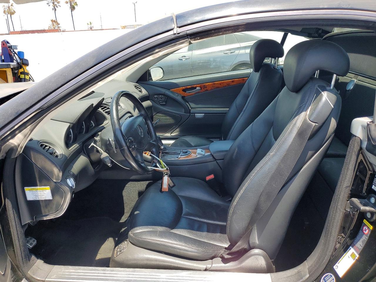 2007 Mercedes-benz Sl 550 Черный vin: WDBSK71F97F126524