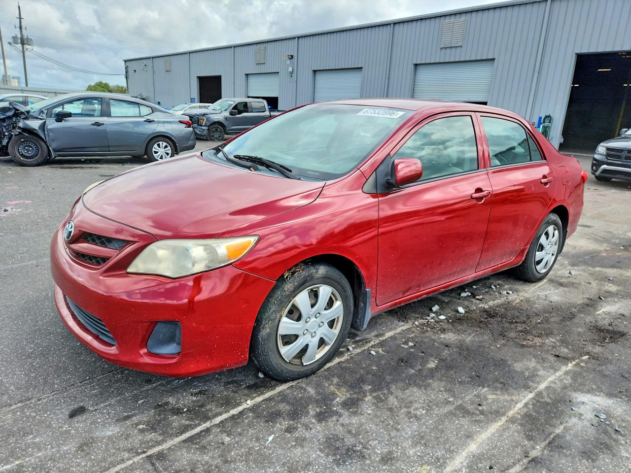 2013 Toyota Corolla L Red vin: 2T1BU4EE4DC964346