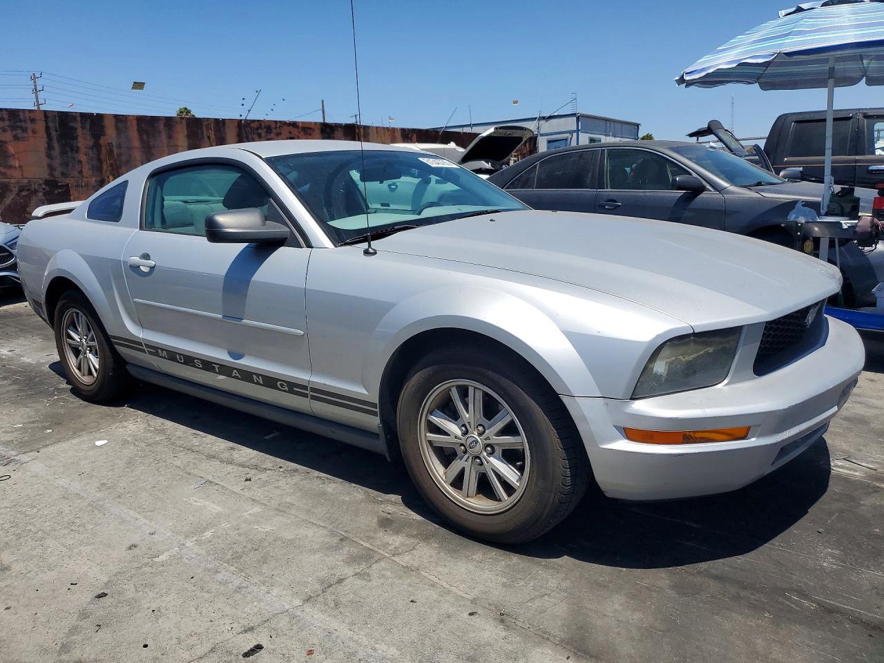 2005 Ford Mustang Silver vin: 1ZVFT80N255210781