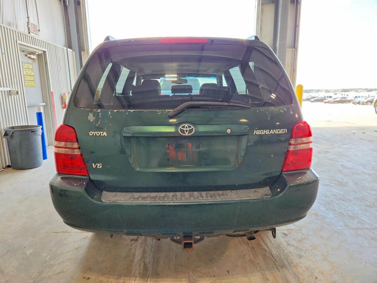 2002 Toyota Highlander Limited Green vin: JTEHF21A820070557