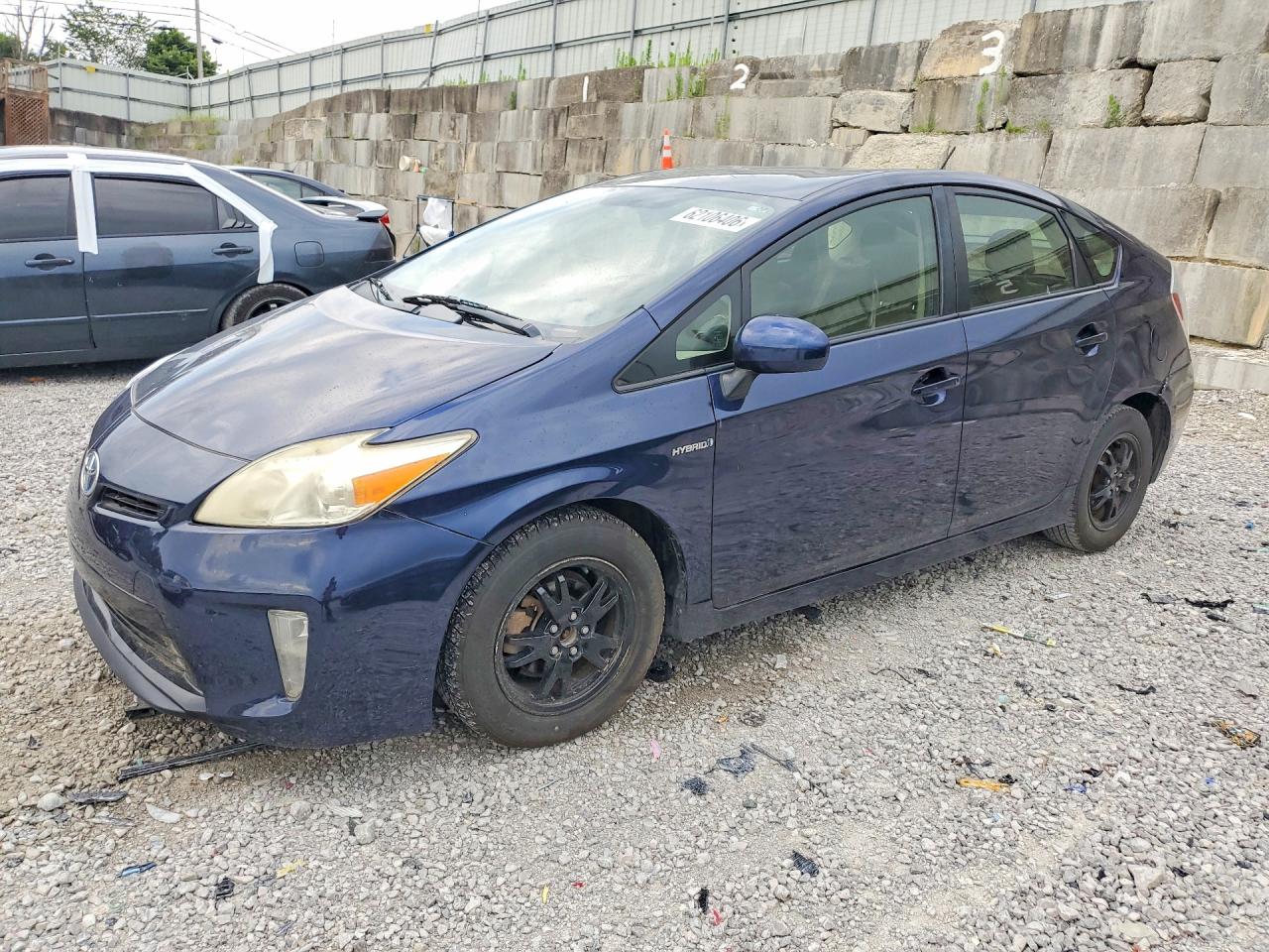 2015 Toyota Prius Three Blue vin: JTDKN3DU3F0442062