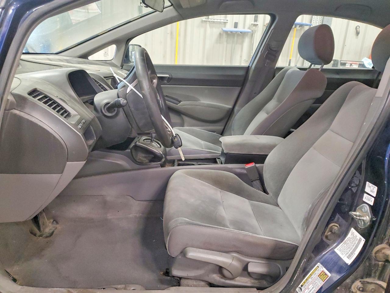 2009 Honda Civic Lx Blue vin: 2HGFA16519H507743