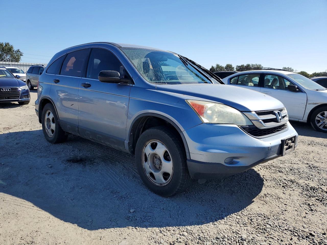2010 Honda Cr-v Lx Blue vin: 3CZRE3H38AG700767