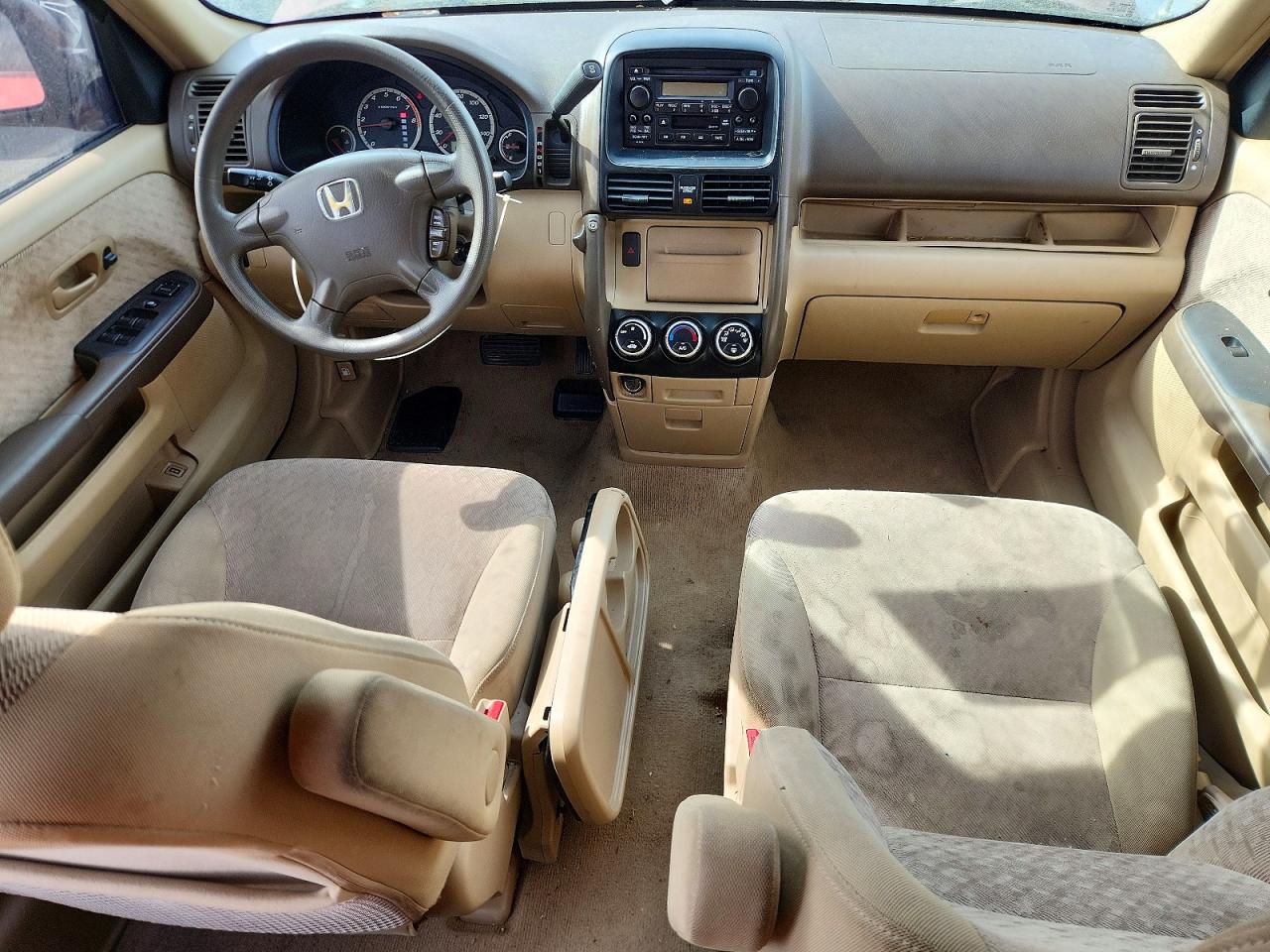 2006 Honda Cr-v Lx Burgundy vin: JHLRD68516C027684