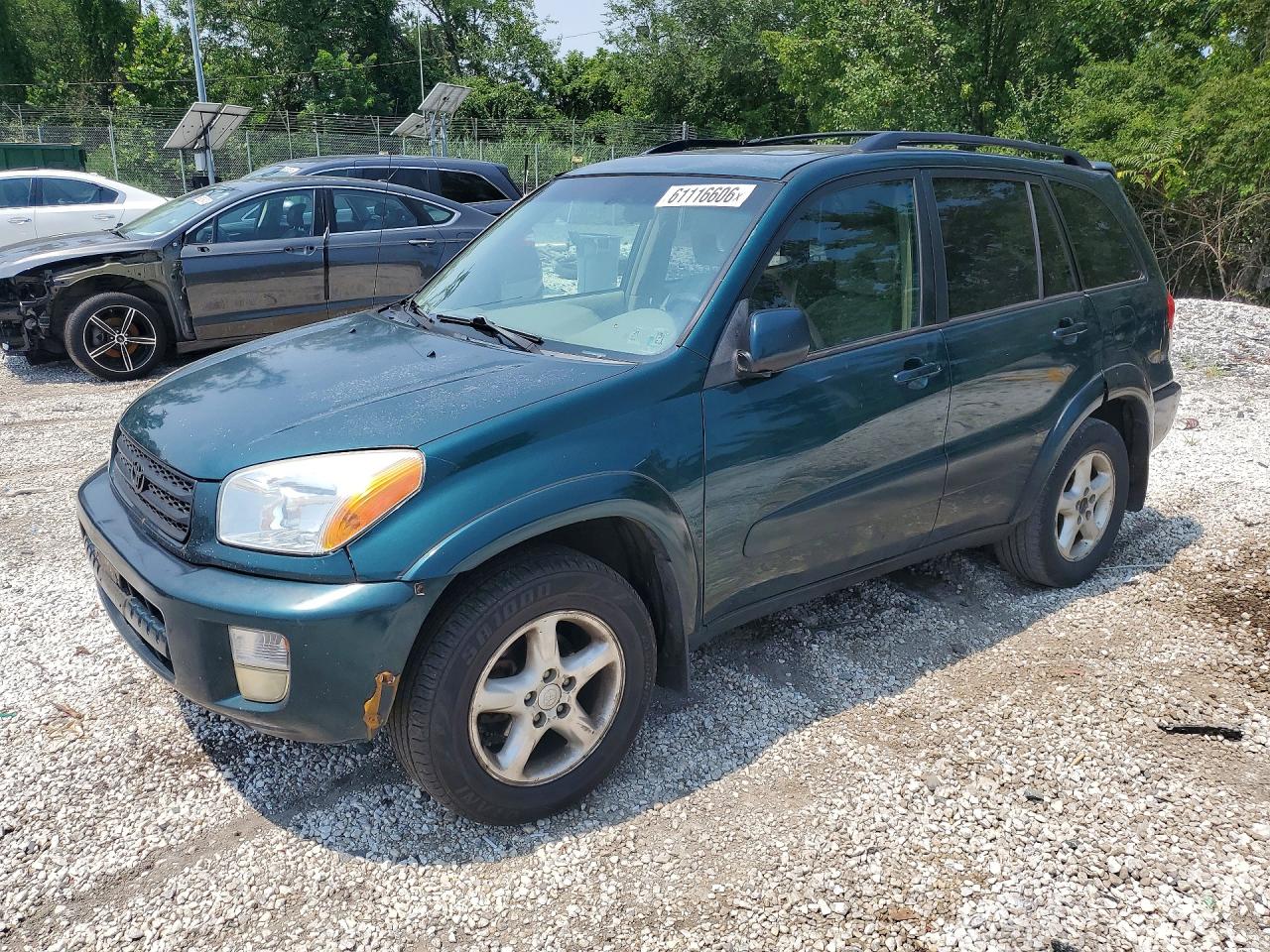 2003 Toyota Rav4 Base Green vin: JTEHH20V936077952