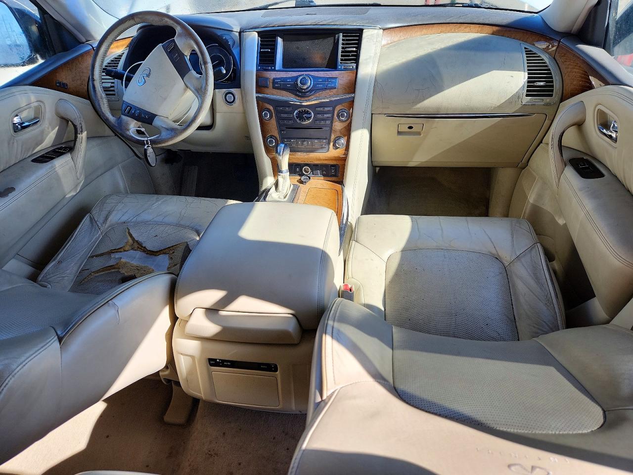 2011 Infiniti Qx56 Base White vin: JN8AZ2NF8B9501918
