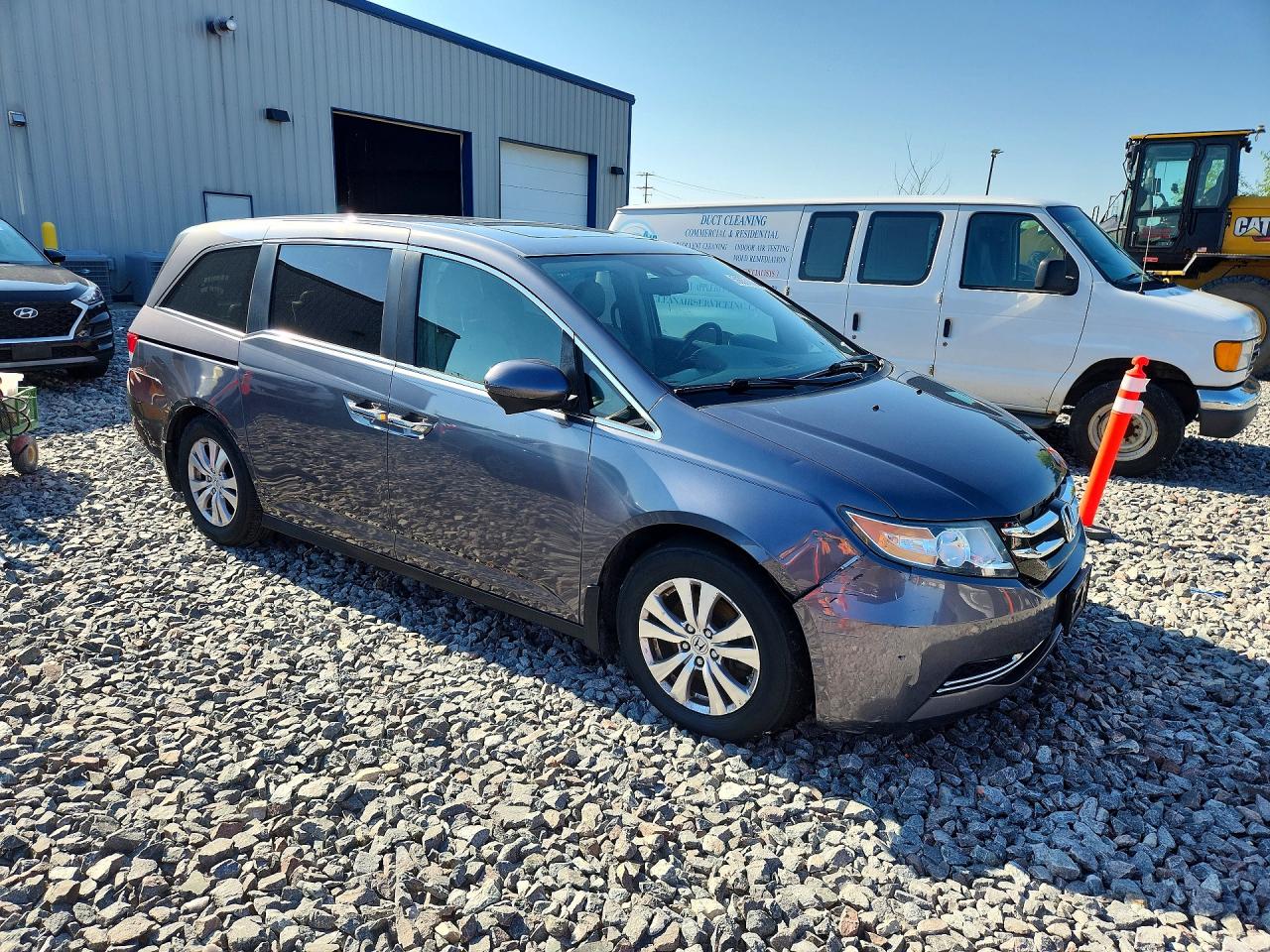 2014 Honda Odyssey Exl Gray vin: 5FNRL5H62EB075280