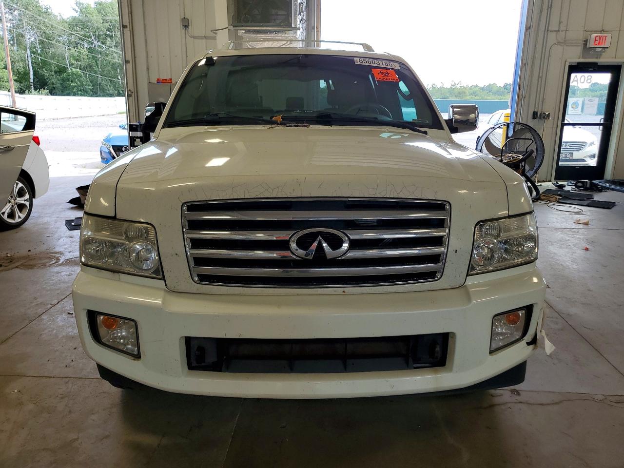 2005 Infiniti Qx56 Base White vin: 5N3AA08CX5N812922