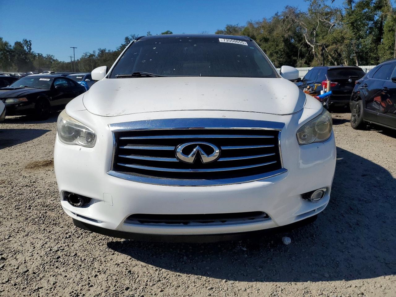 2014 Infiniti Qx60 White vin: 5N1AL0MN1EC506066