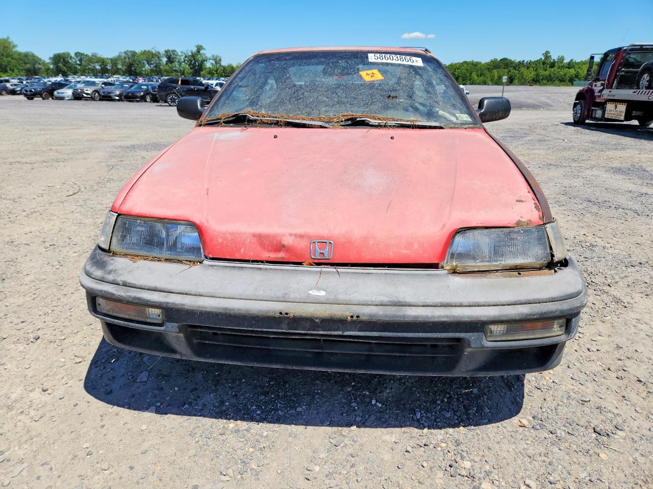 1991 Honda Civic Crx 1.5 Hf Red vin: JHMED8360MS007855