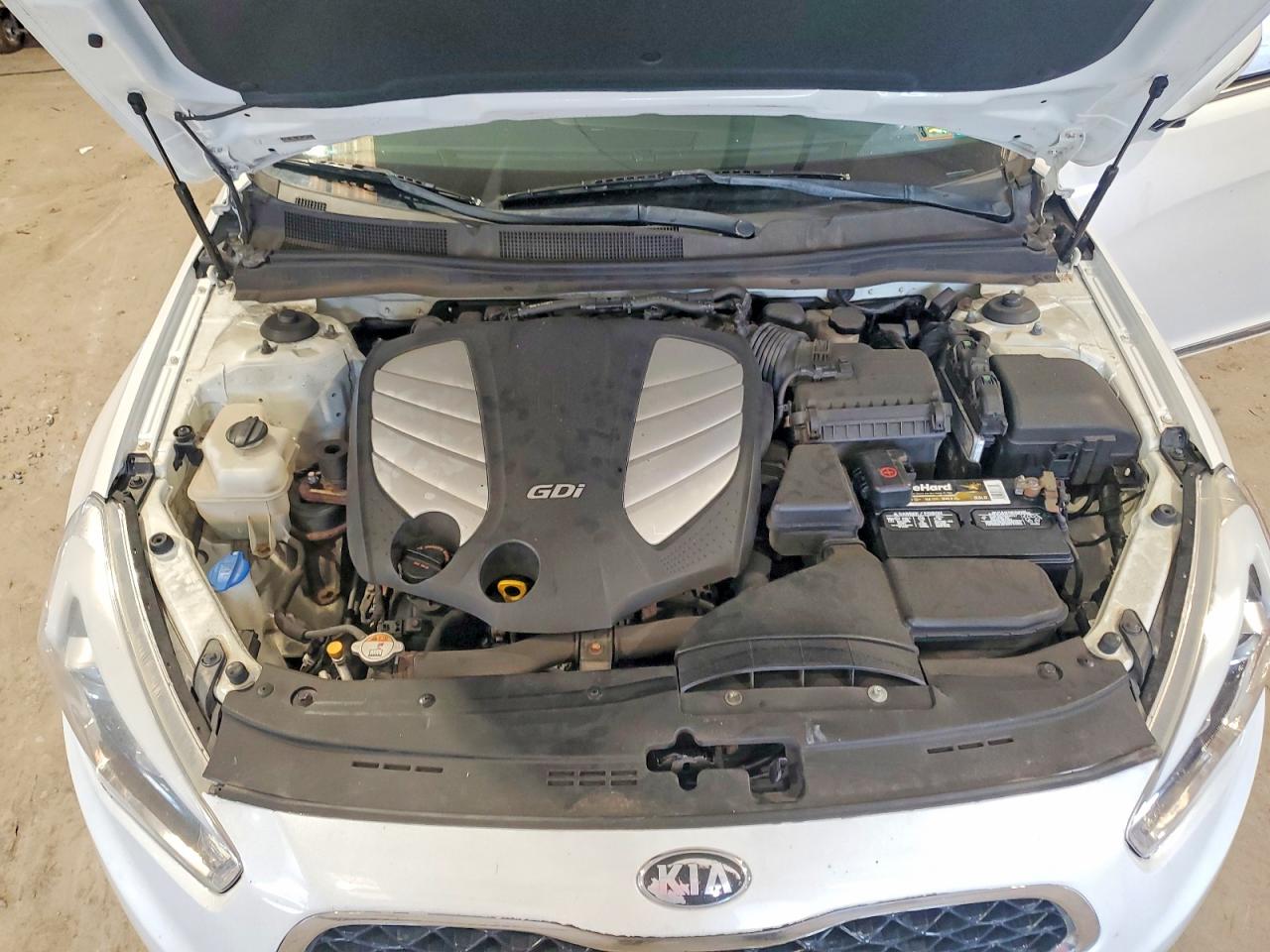 2014 Kia Cadenza Limited Белый vin: KNALN4D77E5167167