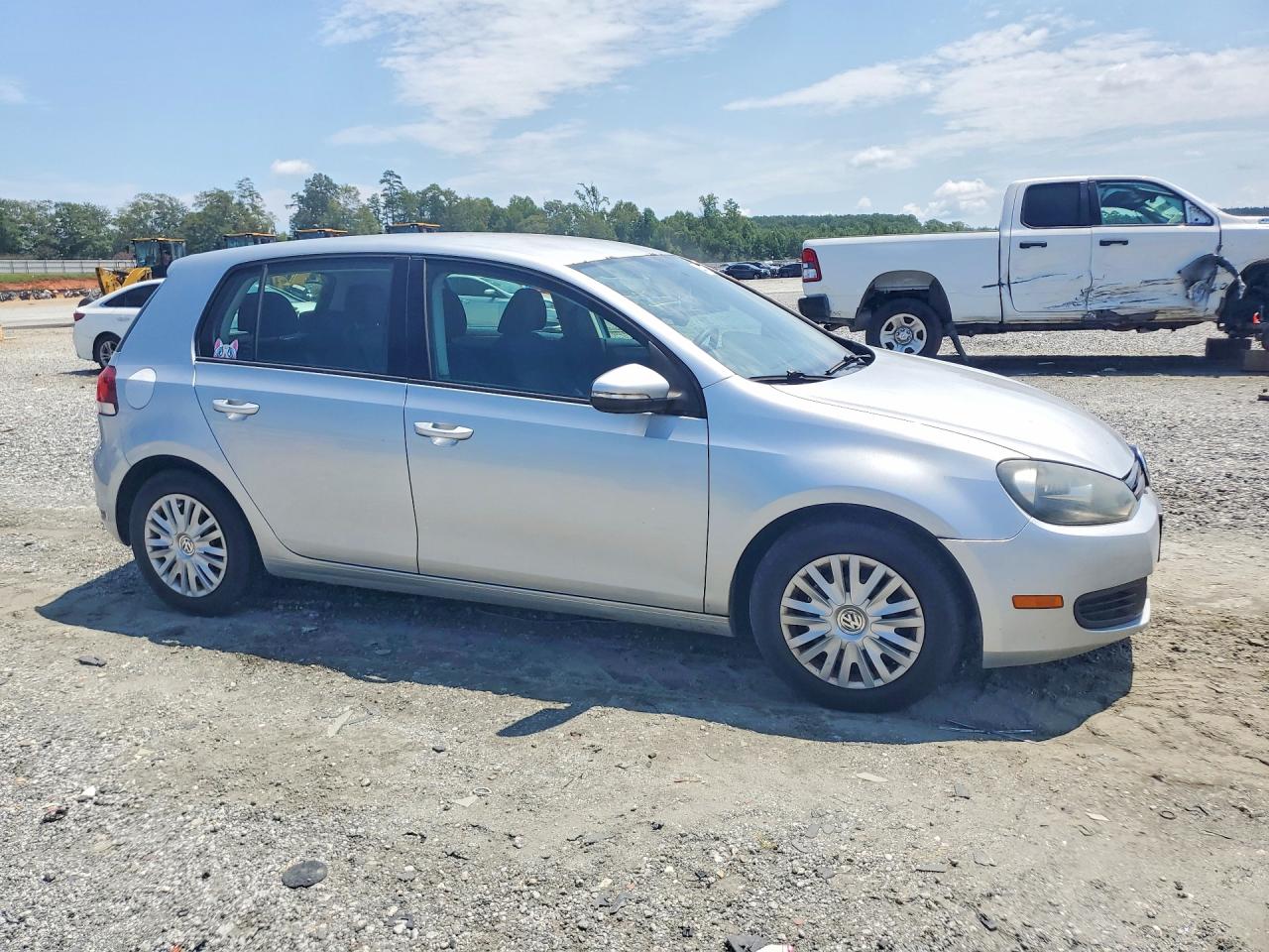 2013 Volkswagen Golf Silver vin: WVWDB7AJ7DW116911