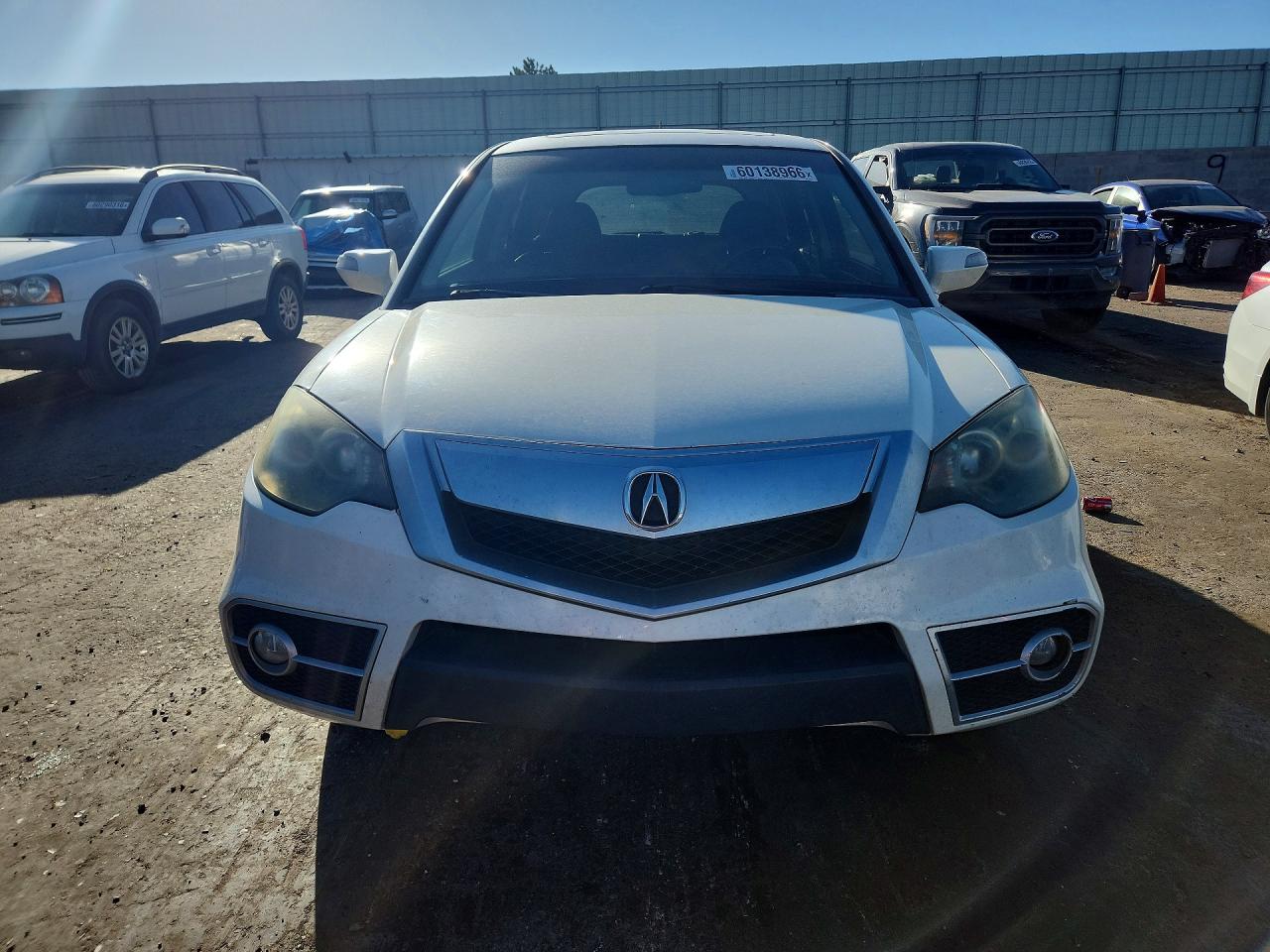 2011 Acura Rdx White vin: 5J8TB2H27BA003033