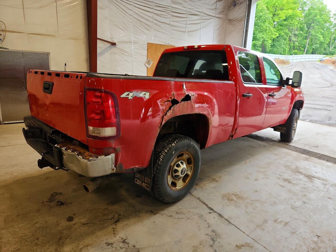 2013 Gmc Sierra K2500 Heavy Duty Red vin: 1GT12ZCG9DF230358