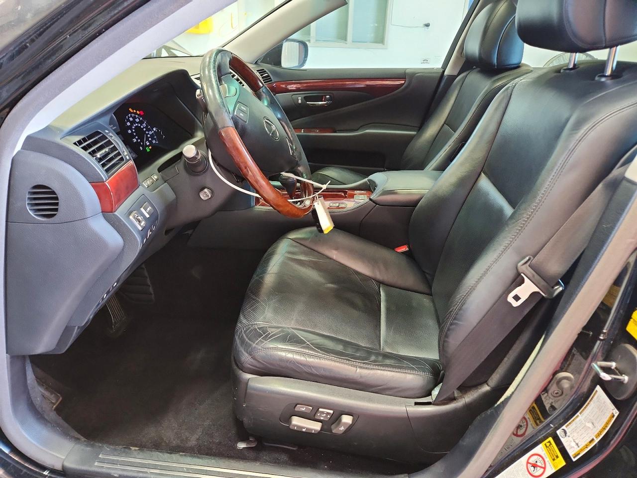 2008 Lexus Ls 460 Base Black vin: JTHBL46F485062579