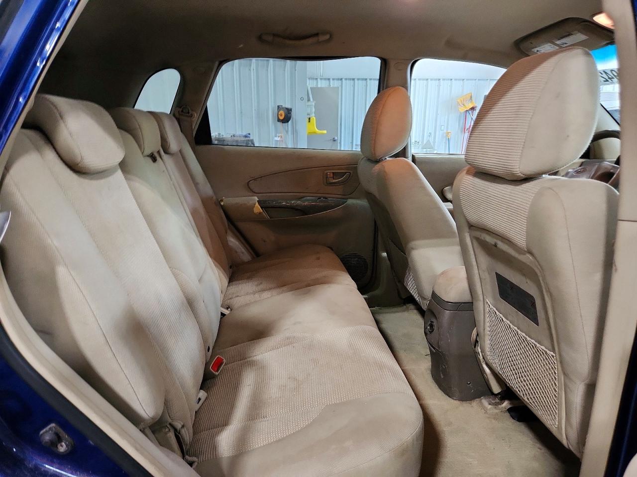 2007 Hyundai Tucson Gls Blue vin: KM8JM12B97U555041