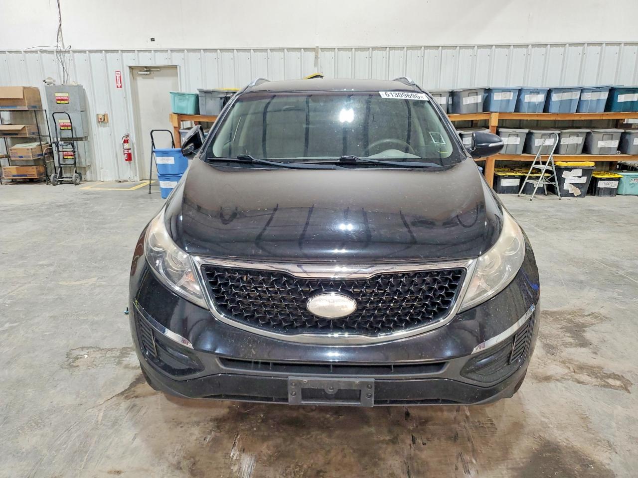 2014 Kia Sportage Lx Черный vin: KNDPBCAC2E7548373