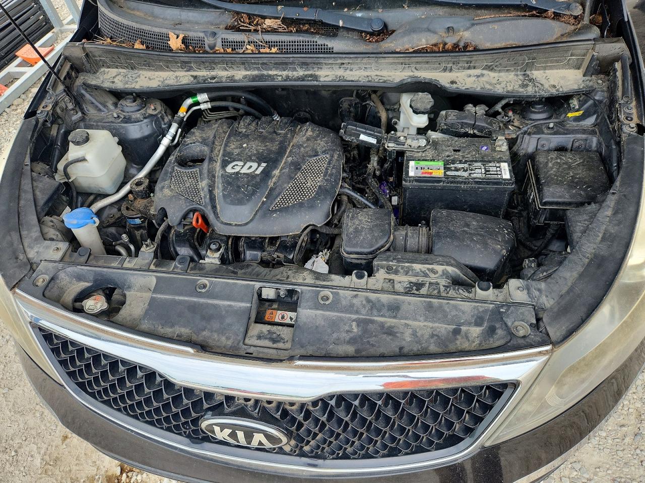 2014 Kia Sportage Lx Black vin: KNDPBCAC0E7642624