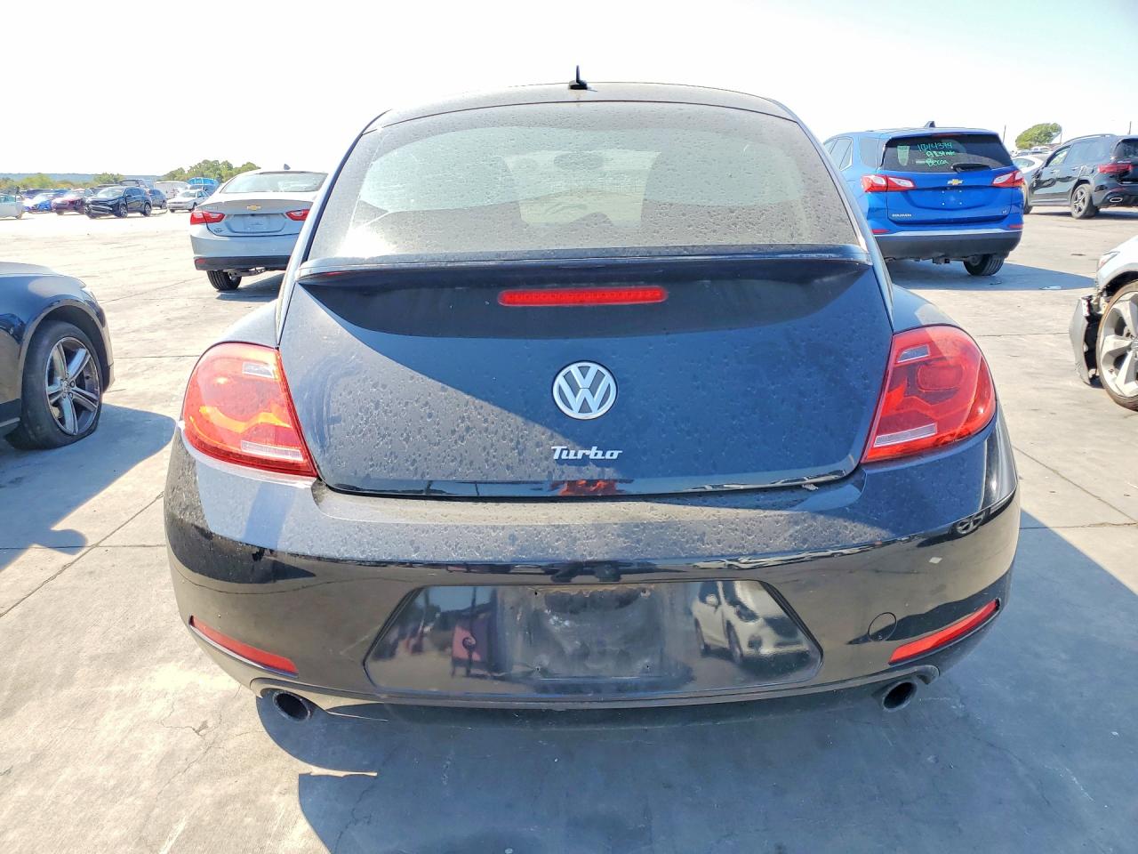 2012 Volkswagen Beetle Turbo Black vin: 3VWV67AT9CM617286
