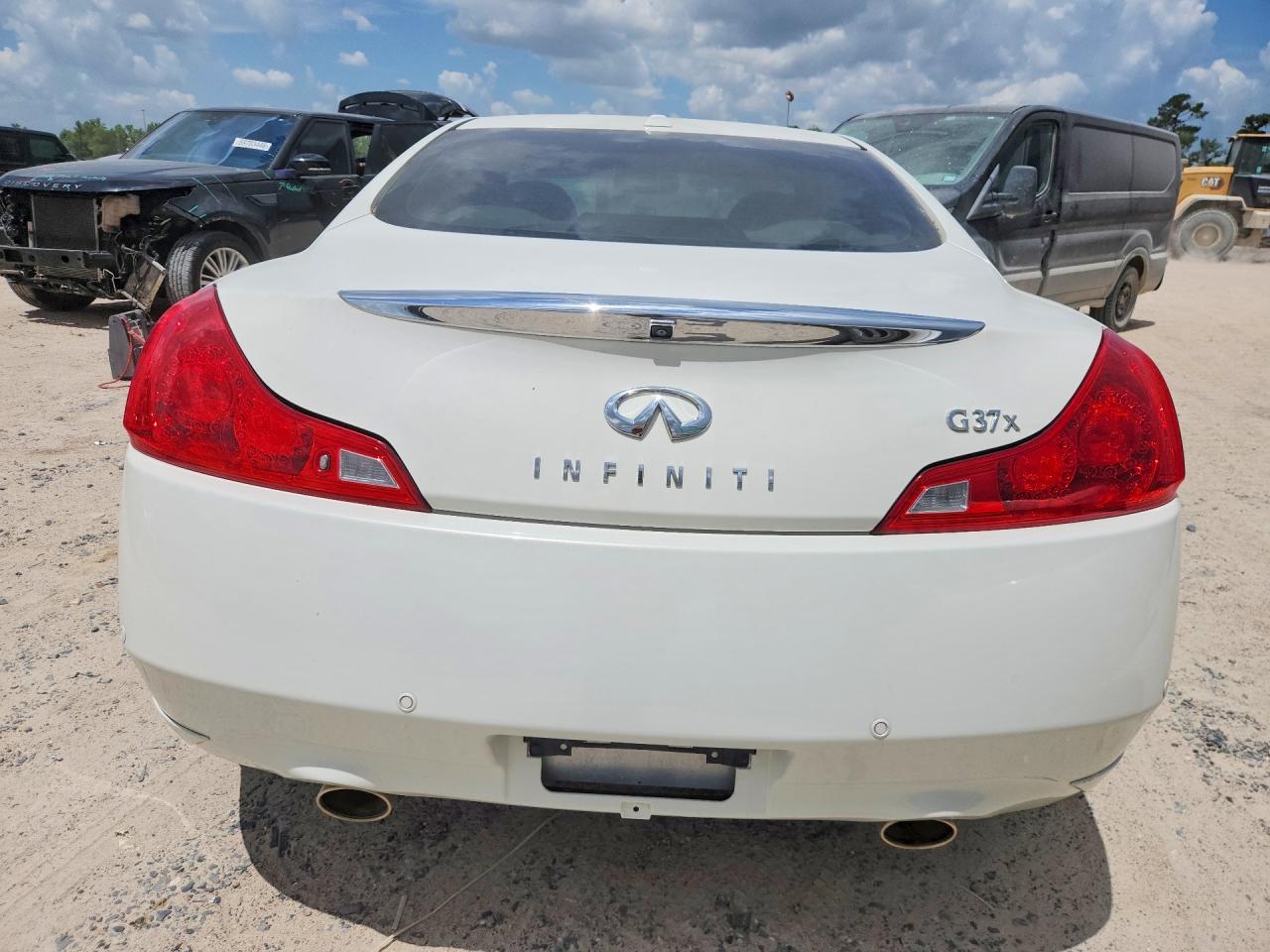 2013 Infiniti G37 Coupe X White vin: JN1CV6EL0DM981937