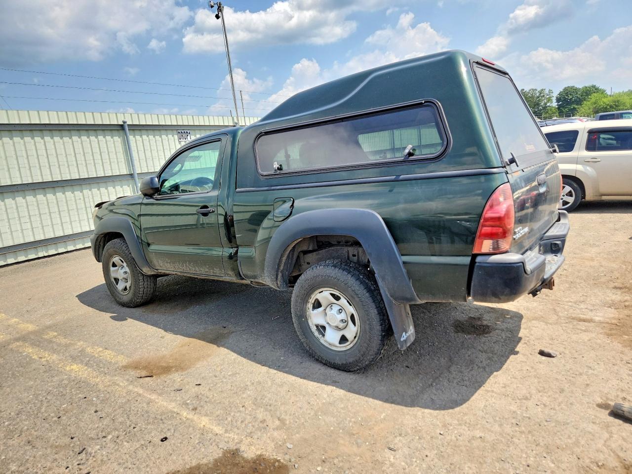 2012 Toyota Tacoma Base Green vin: 5TFPX4EN8CX011541