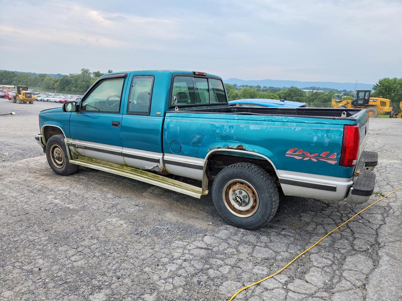1995 Chevrolet Gmt-400 K1500 Green vin: 2GCEK19K0S1100438