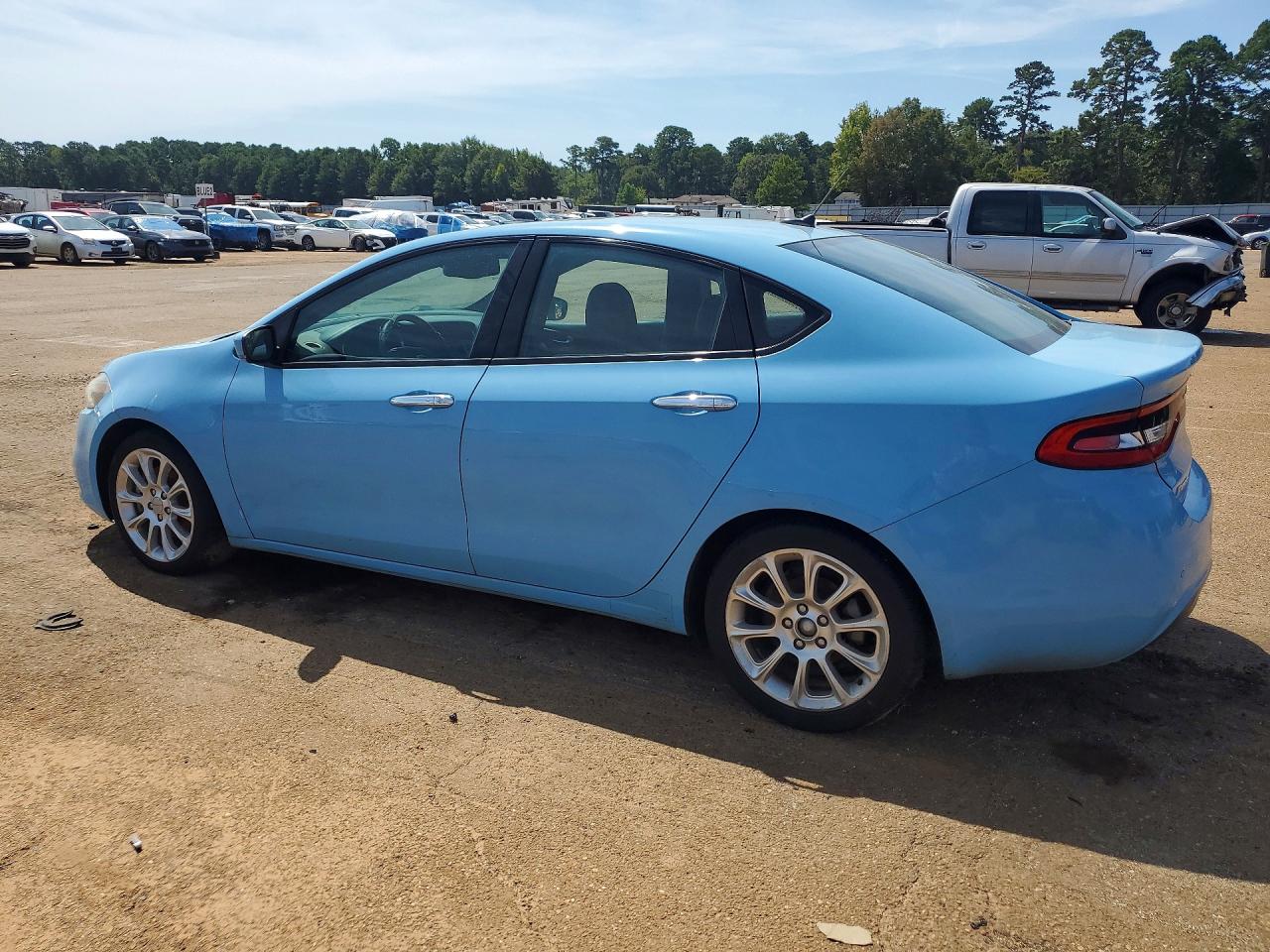 2013 Dodge Dart Limited Синий vin: 1C3CDFCA4DD293493