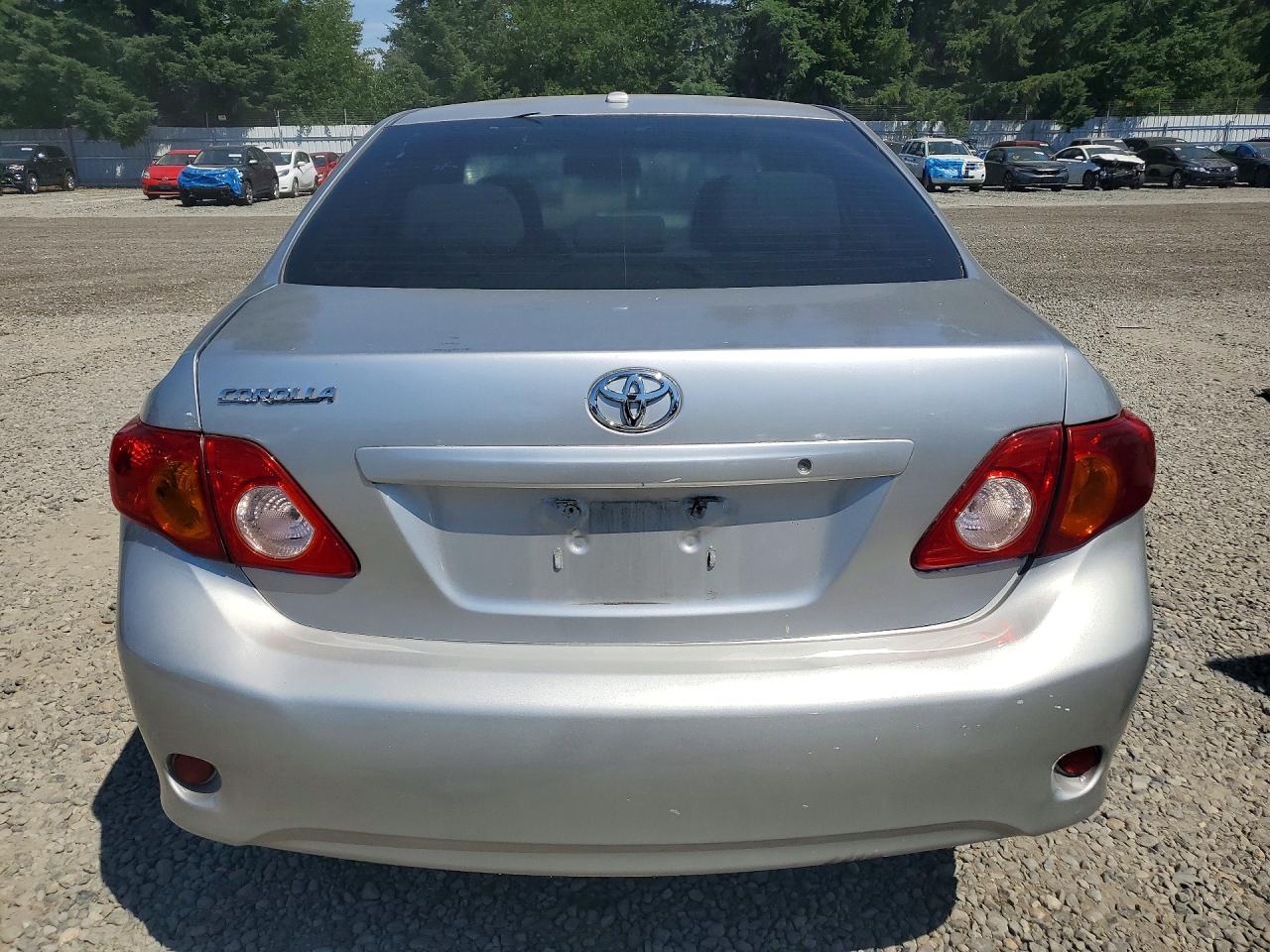 2009 Toyota Corolla Le Silver vin: 1NXBU40E89Z062666