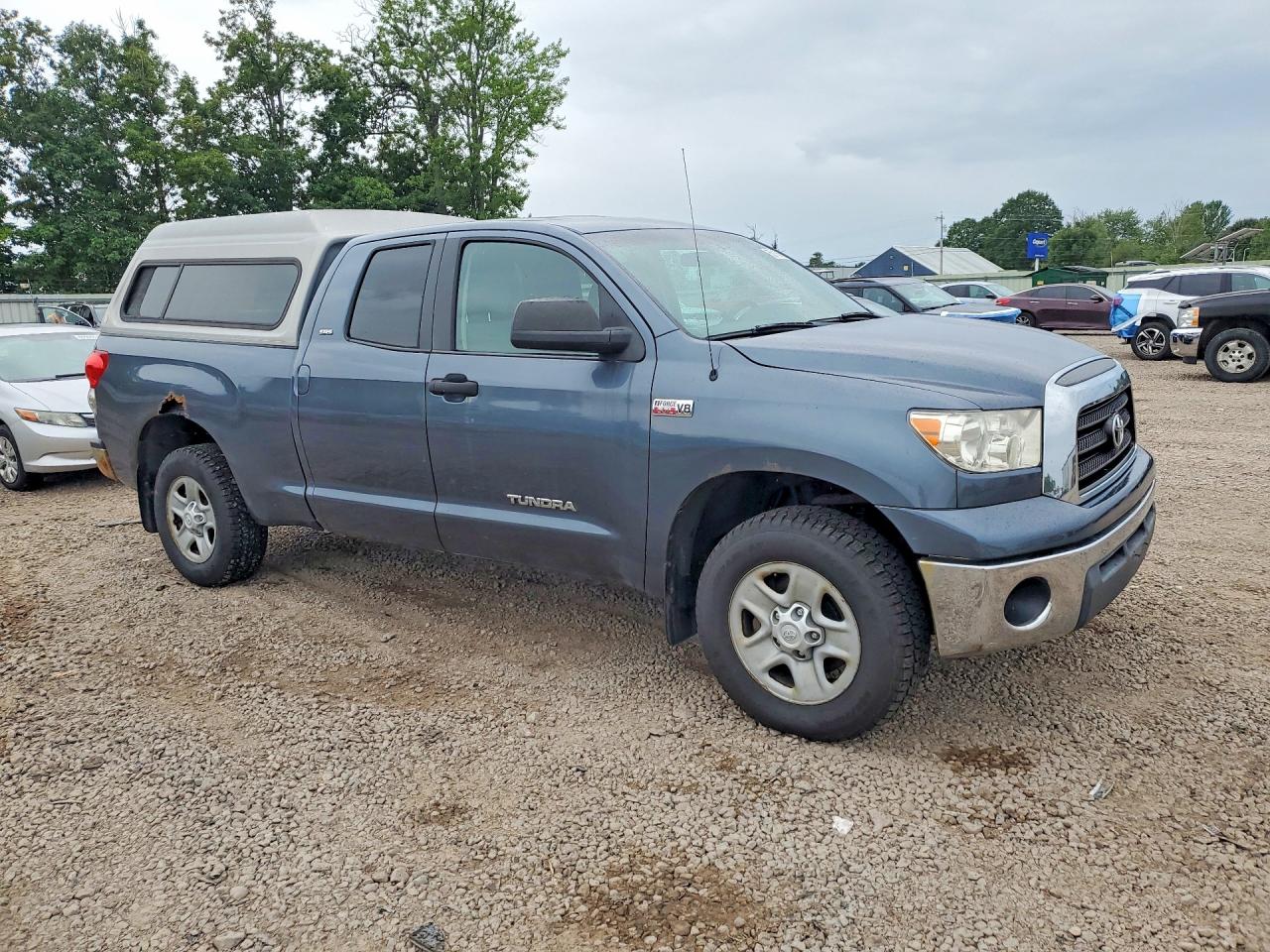 2007 Toyota Tundra Sr5 Blue vin: 5TBBV54127S465356