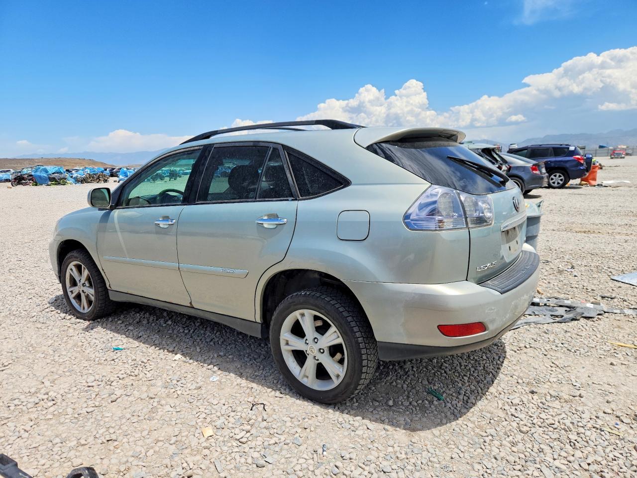 2008 Lexus Rx 400h Silver vin: JTJHW31U182070317