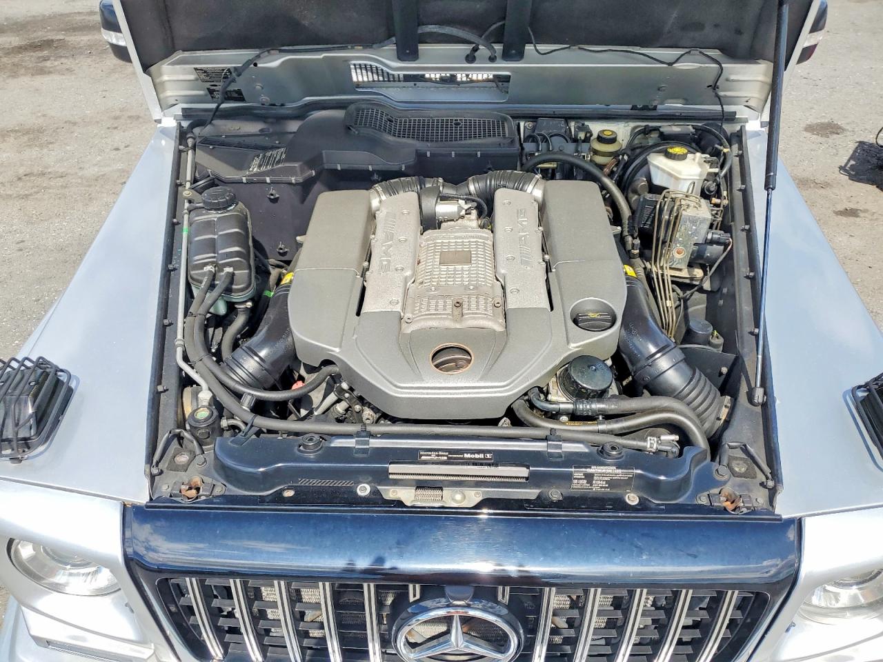 2007 Mercedes-benz G 55 Amg Silver vin: WDCYR71E57X168496