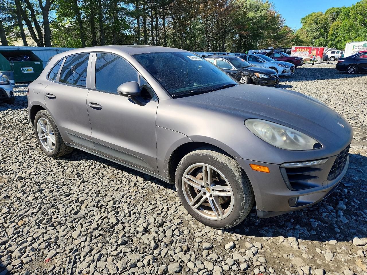 2015 Porsche Macan S Gray vin: WP1AB2A51FLB60141