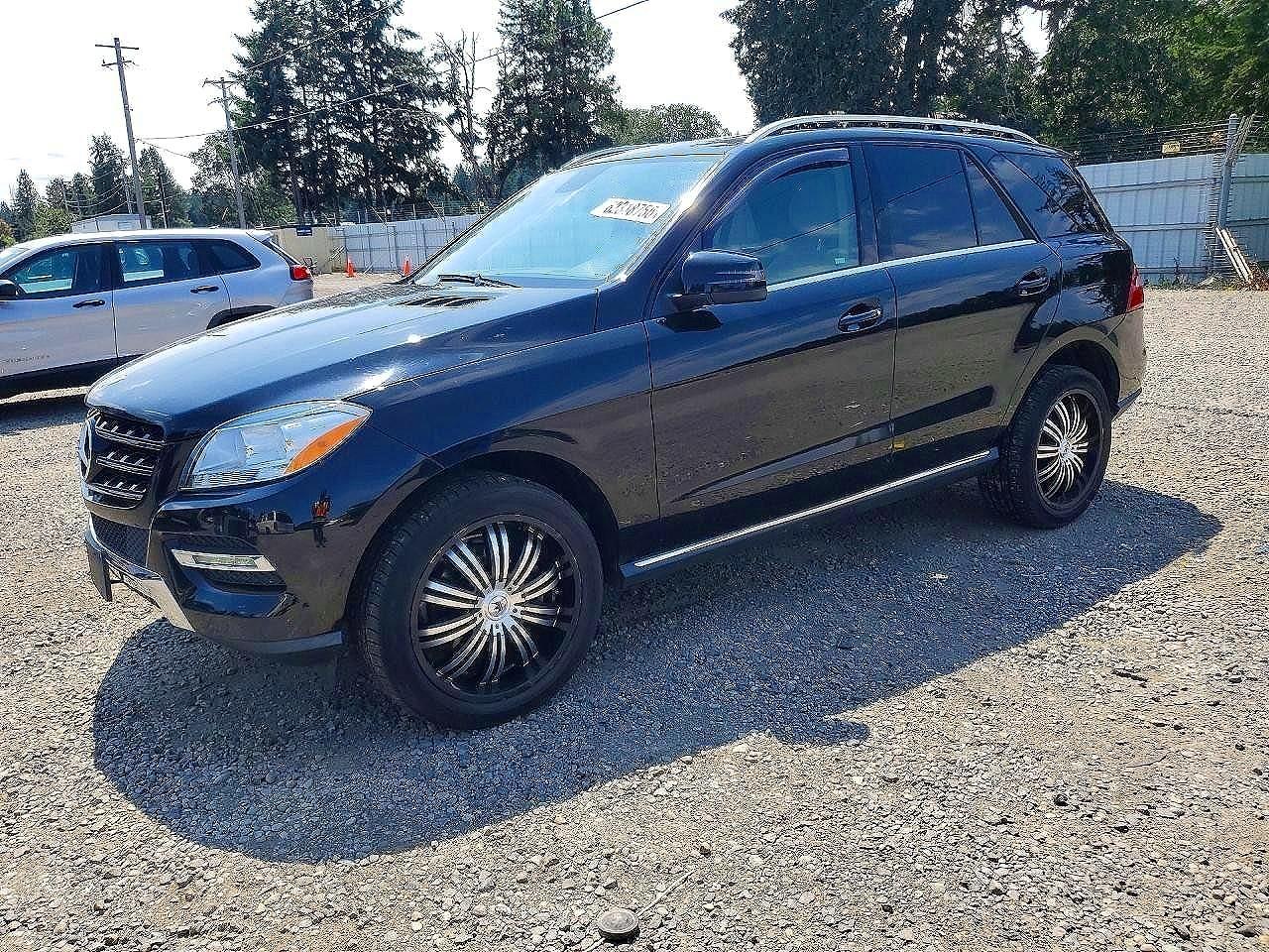 2013 Mercedes-benz Ml 350 4matic Black vin: 4JGDA5HB5DA130532