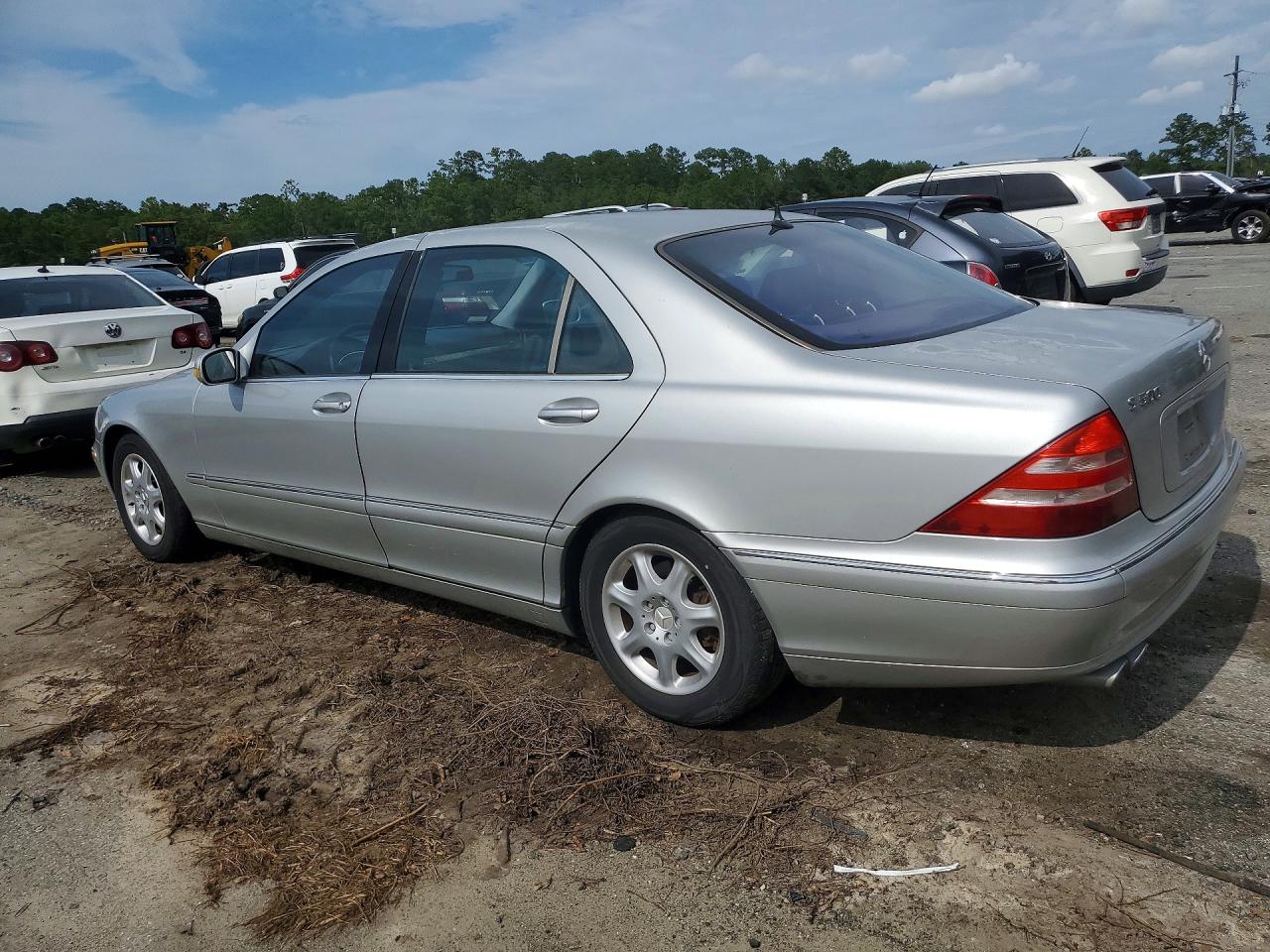 2001 Mercedes-benz S 500 Silver vin: WDBNG75J71A155151