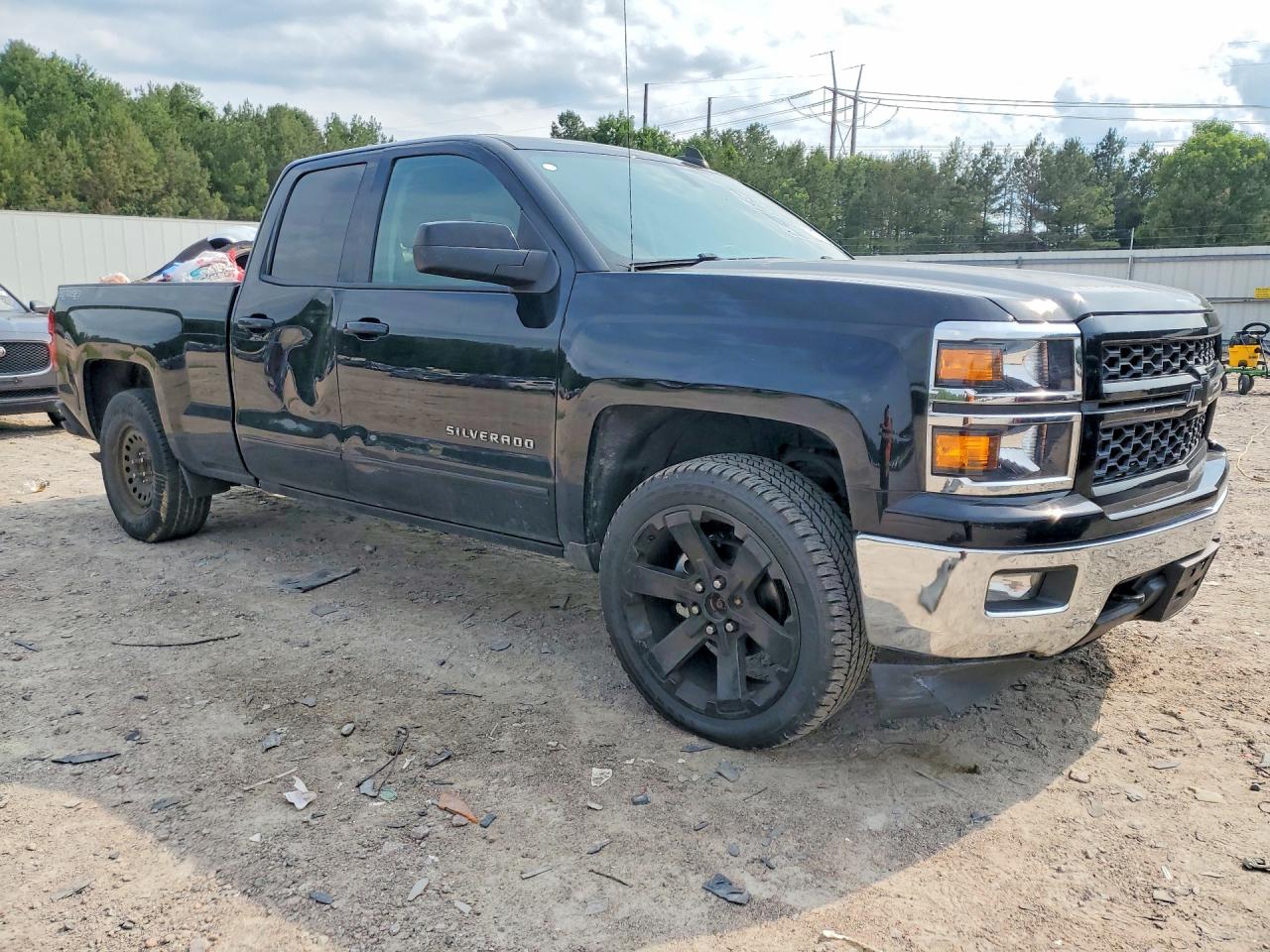 2015 Chevrolet Silverado K1500 Lt Black vin: 1GCVKREC9FZ241650