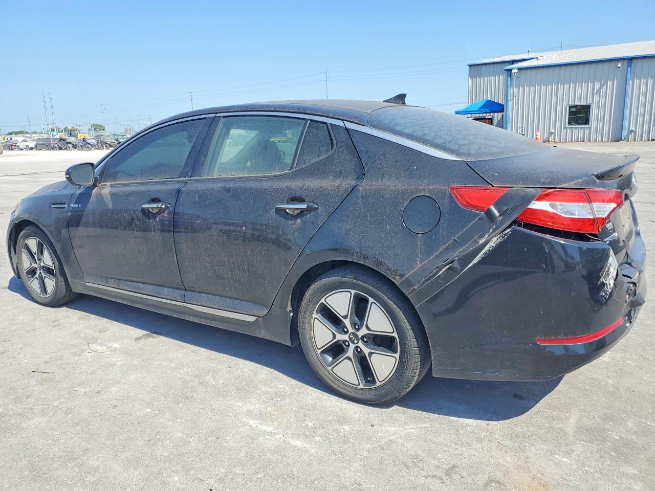 2013 Kia Optima Hybrid Black vin: KNAGM4AD4D5055231