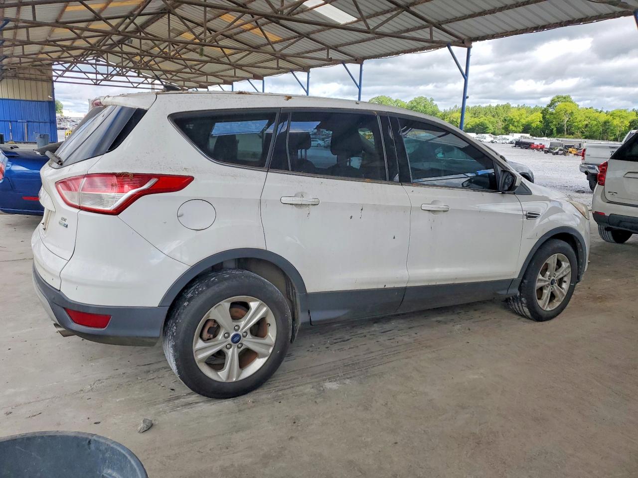 2014 Ford Escape Se White vin: 1FMCU9GXXEUE01205