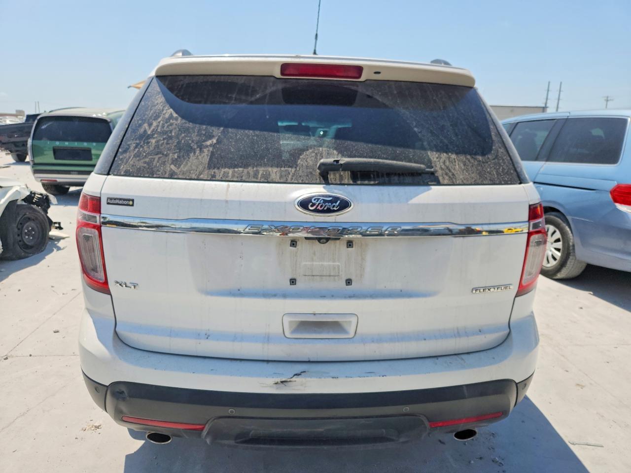 2014 Ford Explorer Xlt White vin: 1FM5K7D80EGA13043