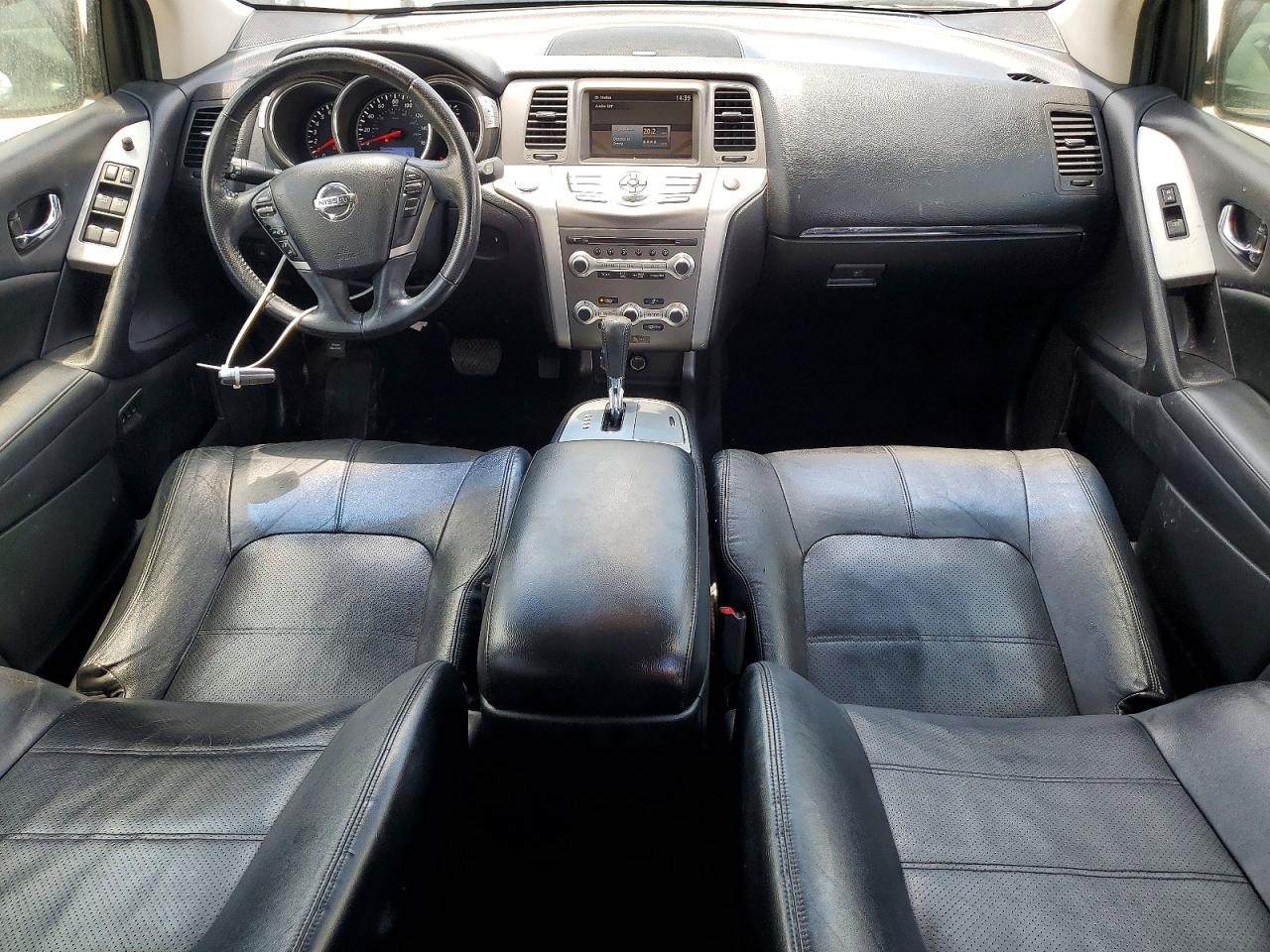 2014 Nissan Murano Sl Black vin: JN8AZ1MU2EW408196