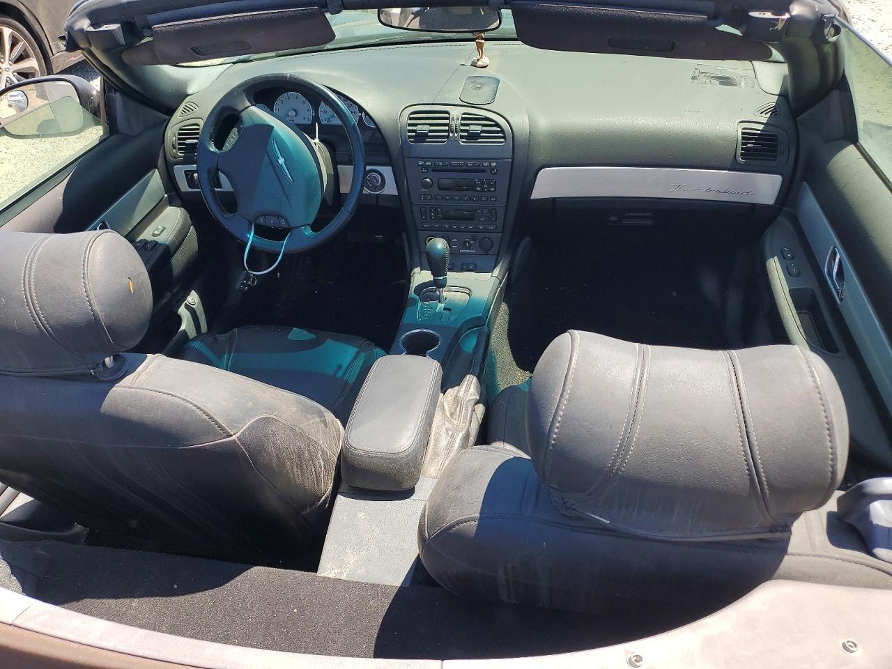 2003 Ford Thunderbird Black vin: 1FAHP60A63Y112159