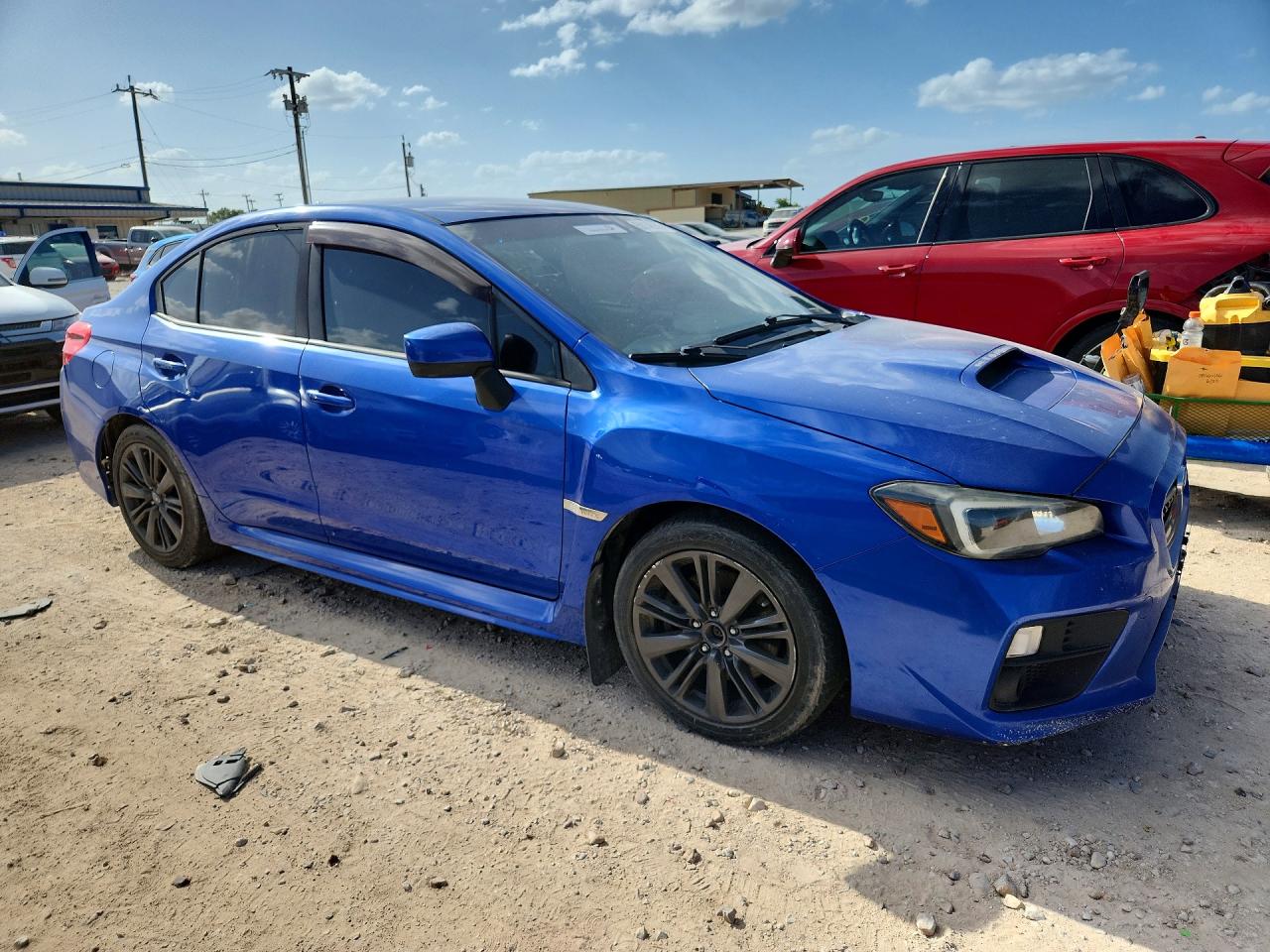 2015 Subaru Wrx Blue vin: JF1VA1A67F9822171