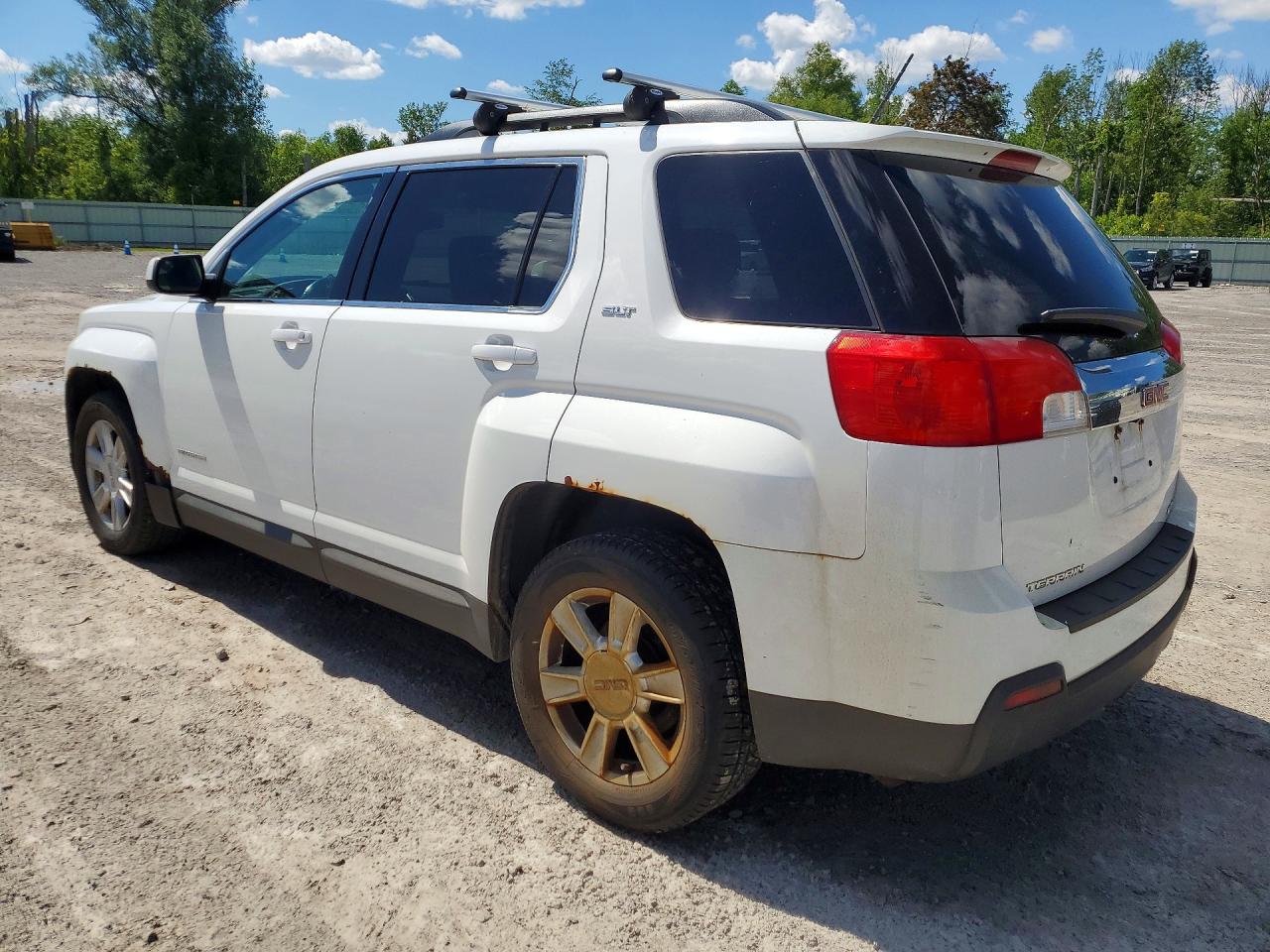 2013 Gmc Terrain Slt White vin: 2GKFLVEK0D6427804