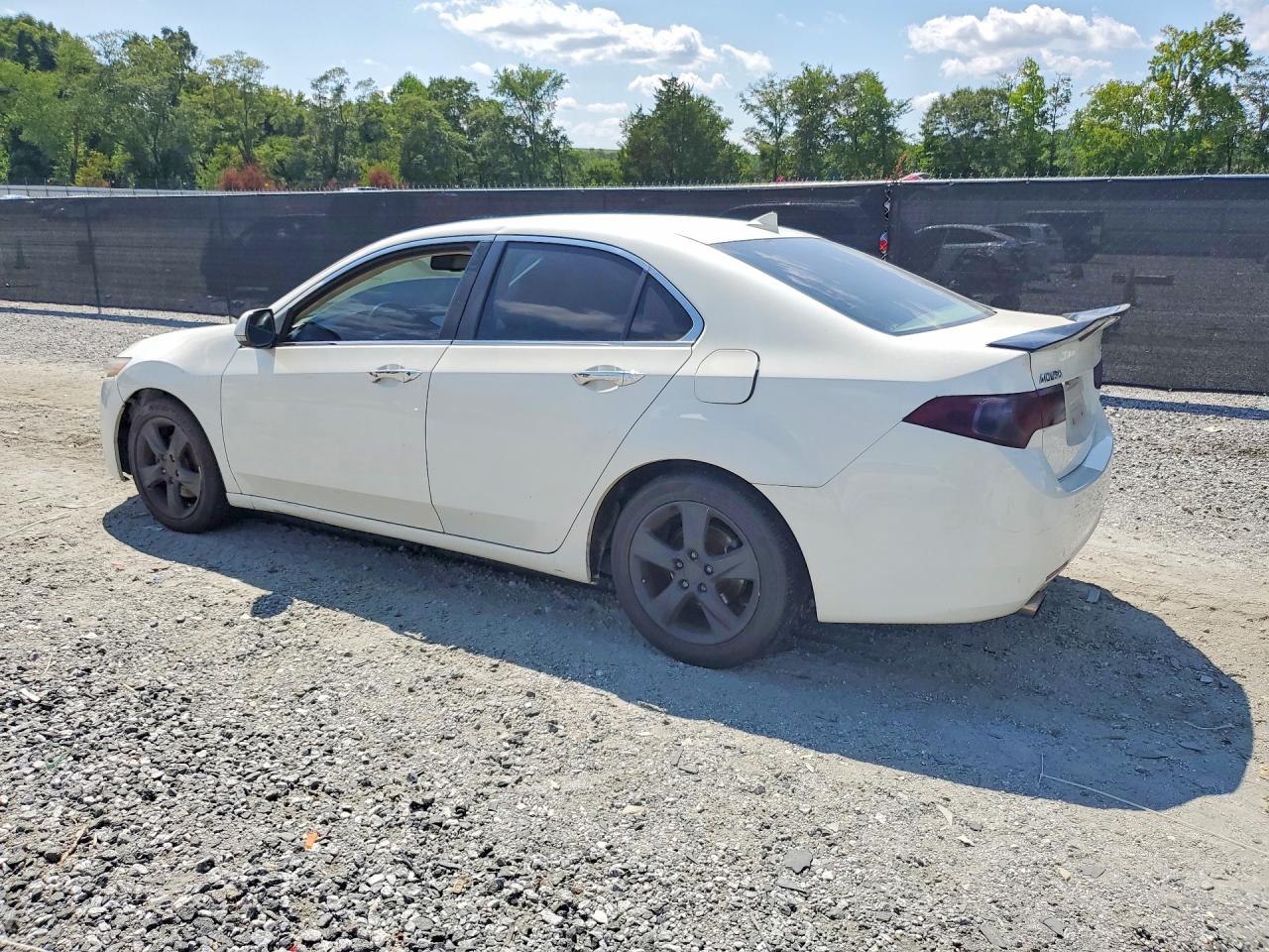 2009 Acura Tsx White vin: JH4CU26669C026184