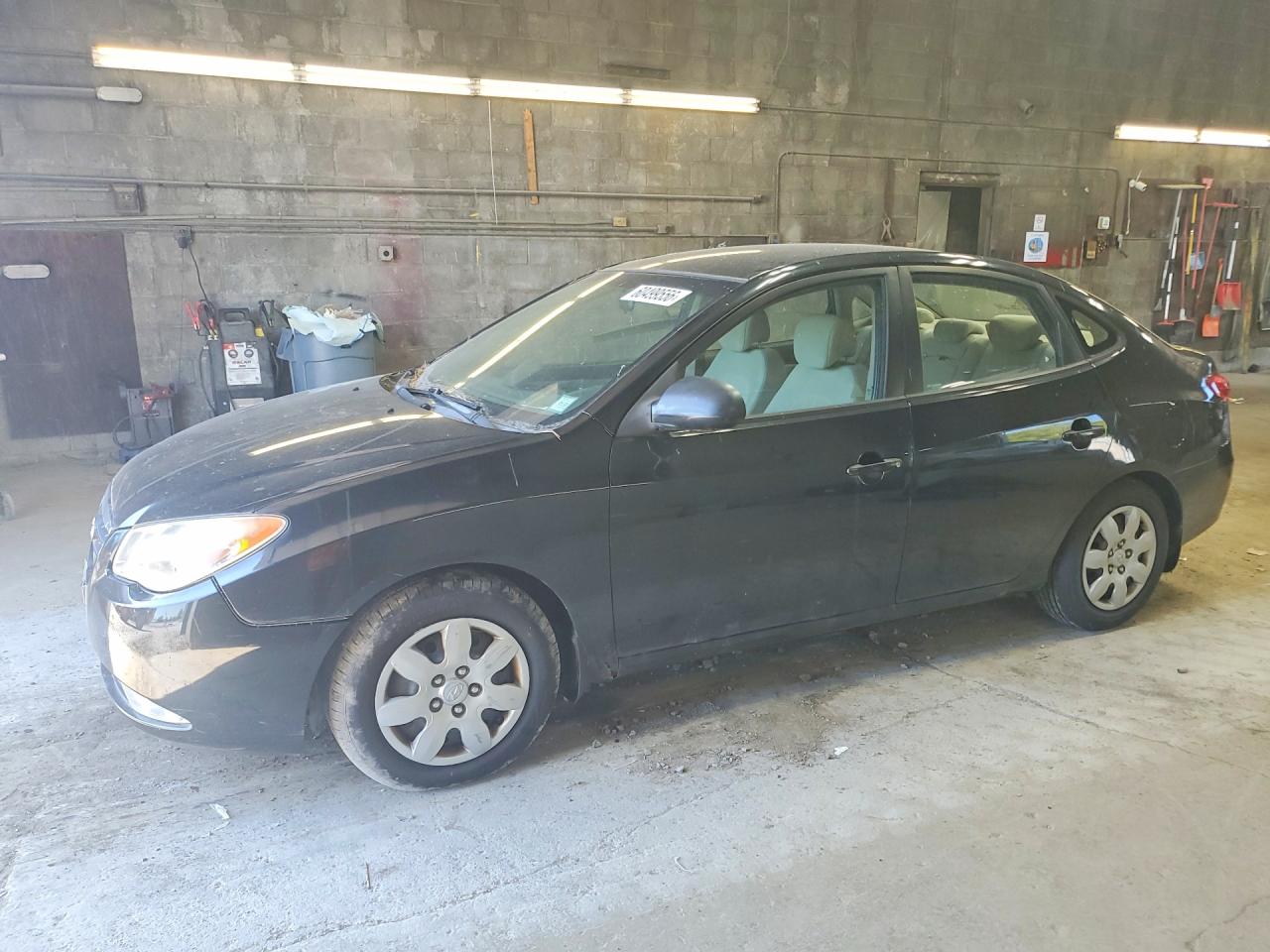2008 Hyundai Elantra Gls Black vin: KMHDU46D48U486951