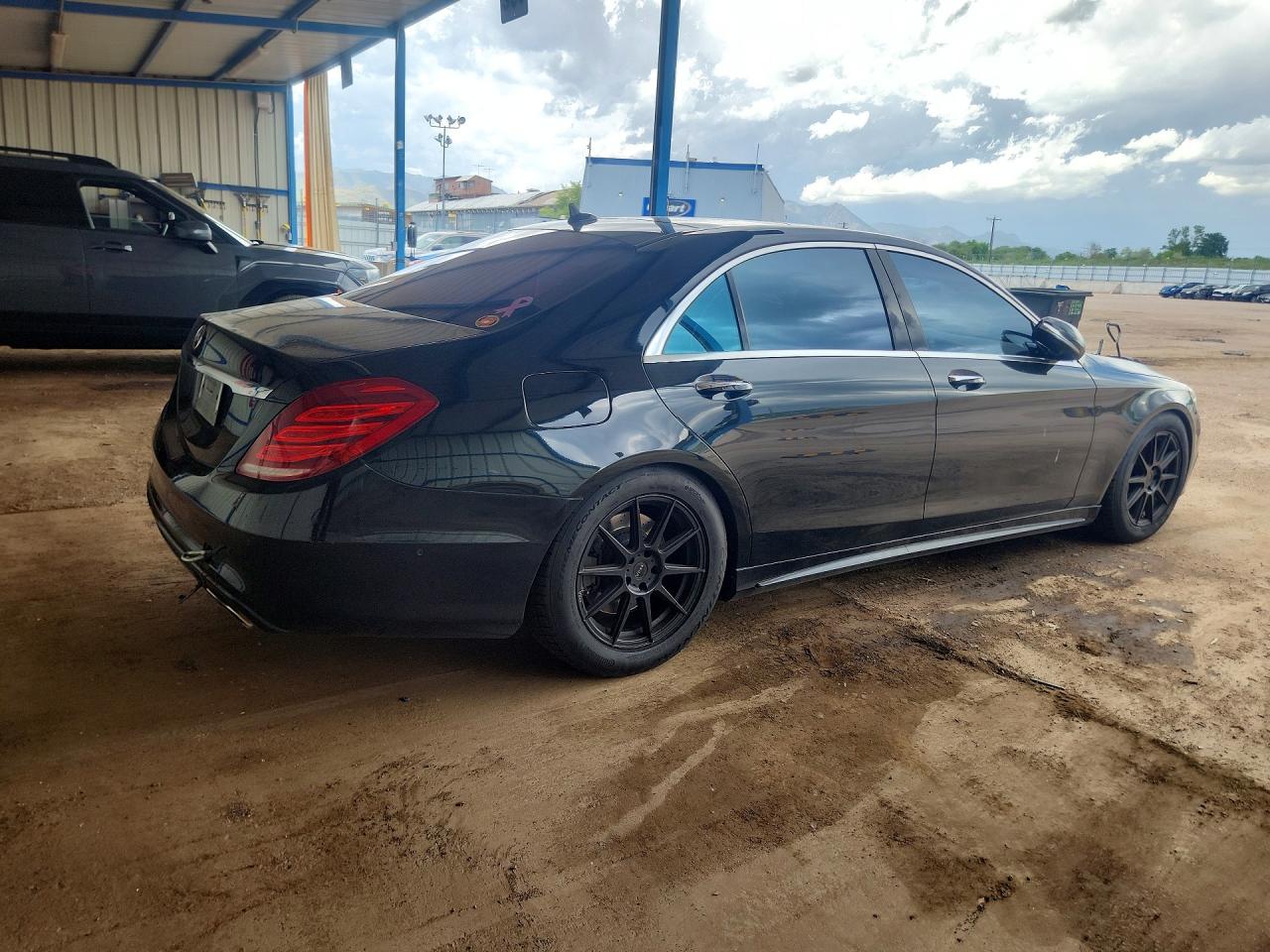 2014 Mercedes-benz S 550 4matic Черный vin: WDDUG8FB1EA065838