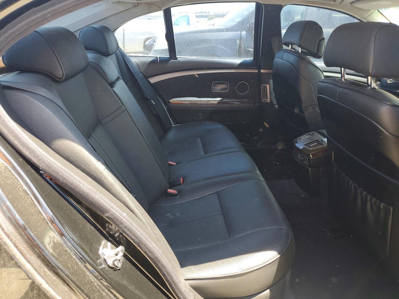 2007 Bmw 750 I Черный vin: WBAHL83547DT10653