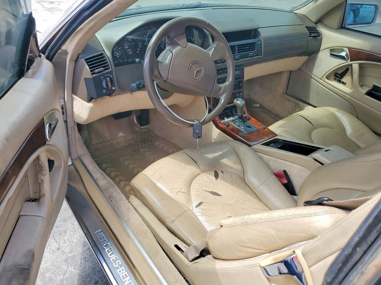 1997 Mercedes-benz Sl 500 Gold vin: WDBFA67F0VF151038